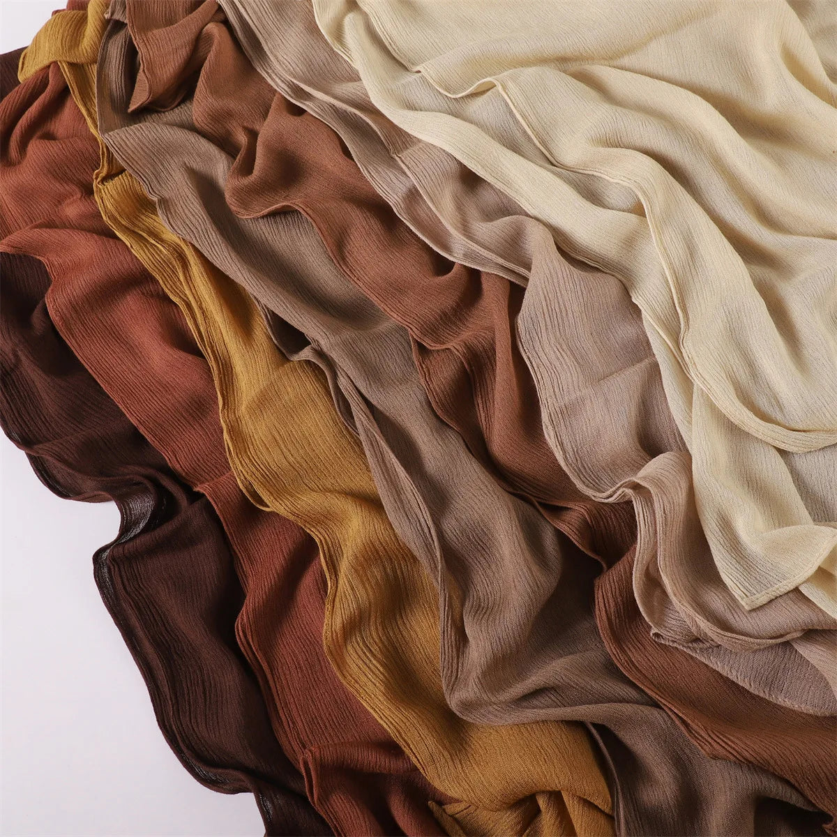 Pañuelo Hiyab de Algodón y Rayón de Color Liso para Mujer, Pañuelo Grande Musulmán, Chales, Diadema Musulmana para Mujer, Turbante Islámico, Pañuelo Bandana