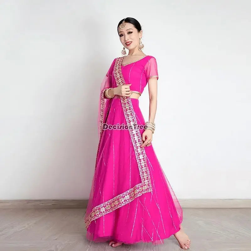 Indian traditional clothing pakistani sarees dress women elegant clothing party dress cosplay dance wear stage dress a9