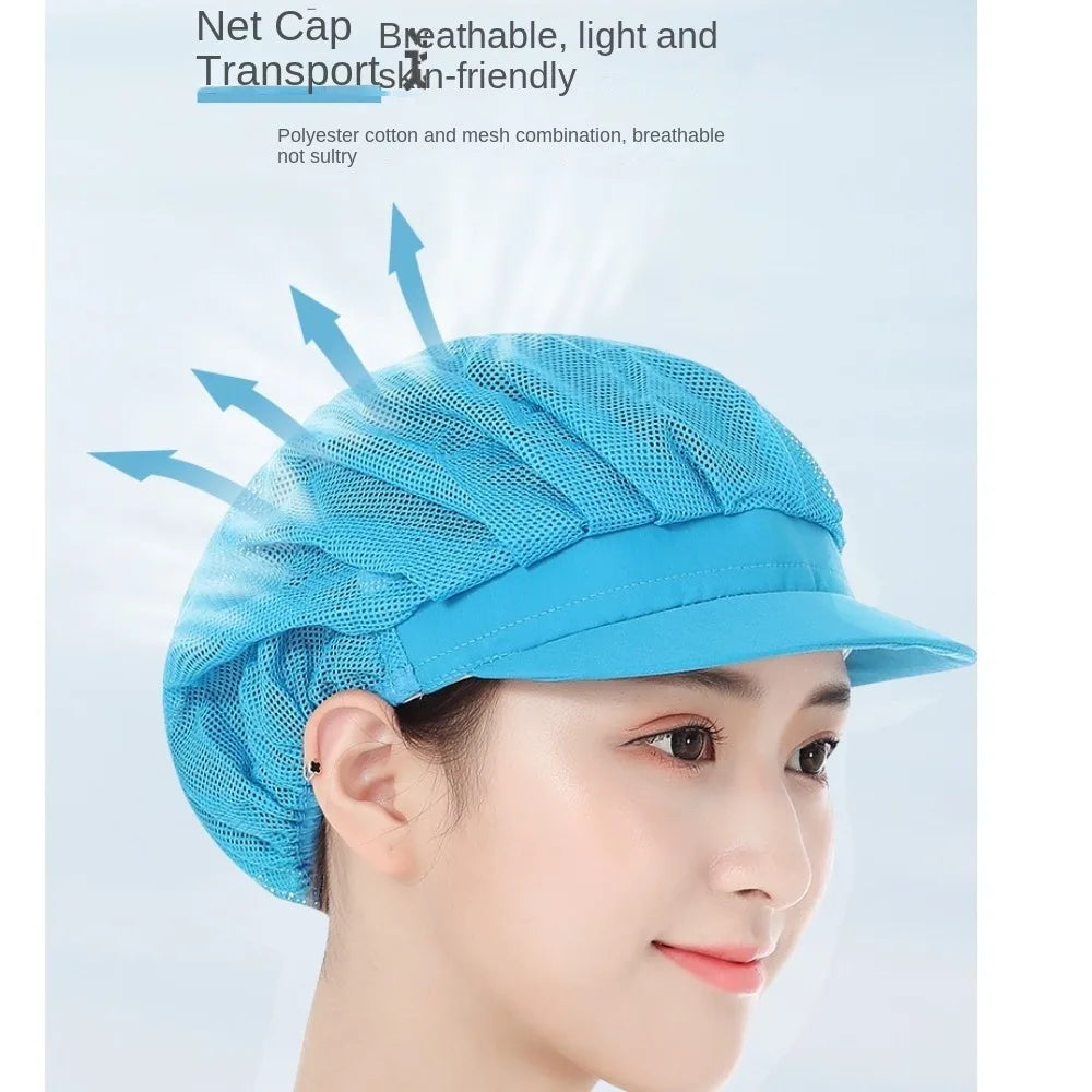 Chic Cloth Work Hat Work Wear Smoke-proof Dust Dustproof Hat Breathable Hotel Cook Cap Hotel Restaurants