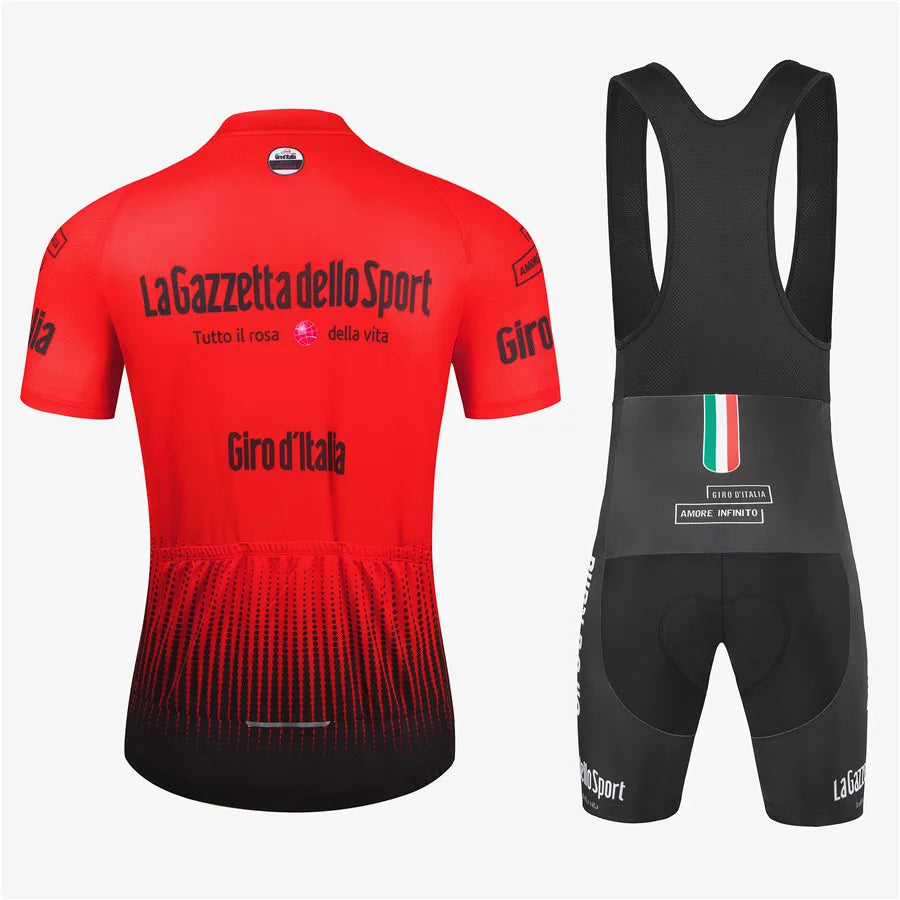 Tour Of Italy Ropa De Ciclismo Maillot Conjunto De Verano Bicicleta De Carretera De Manga Corta Ropa De Ciclismo Hombre Conjunto De Maillot Mtb Ropa Deportiva