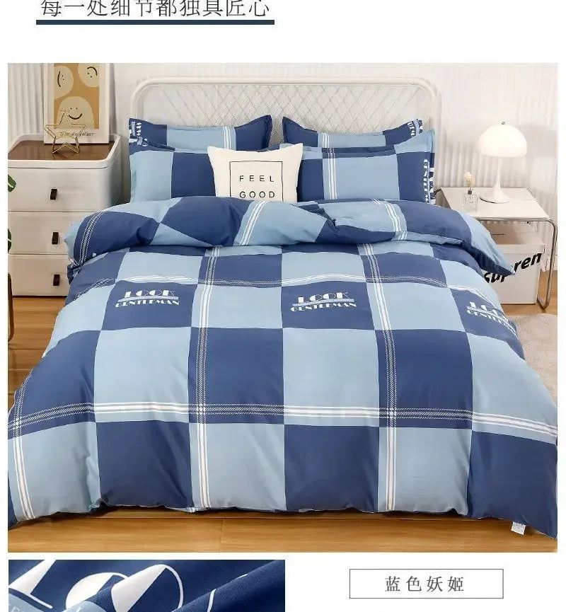 Comfortable Winter Warm Duvet Cover for Home, Single Apartment, Student Dormitory, Couple, Double Bed, Seasonal Bed Sack