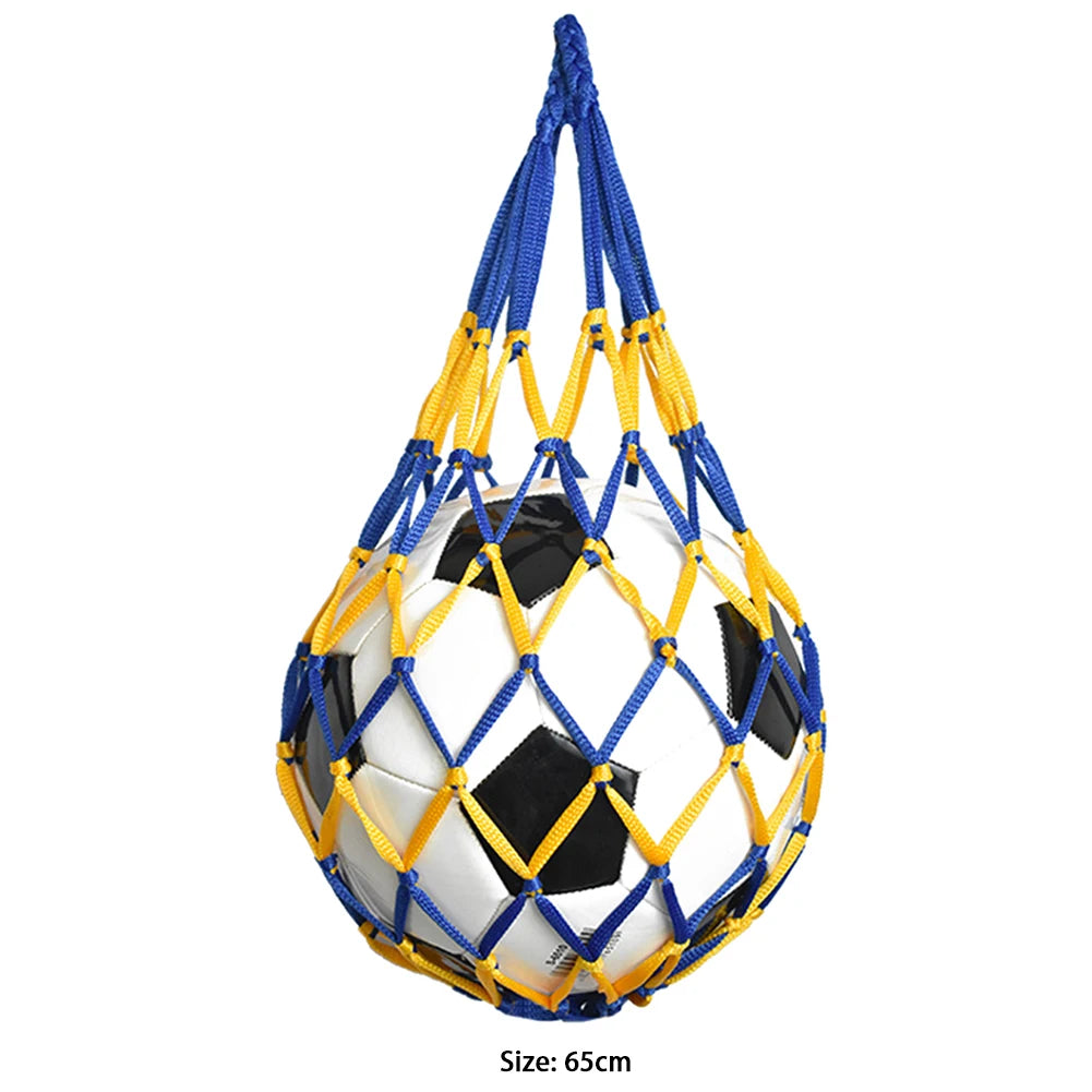 Sports Ball Holder Youth Football Self Trainer Football Net Bag Sports Mesh Equipment for Carrying Basketball Volleyball Soccer