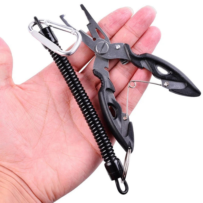 Alicates de pesca Herramientas Accesorios para bienes Alicates de aparejos Tornillo de banco Tijeras para tejer moscas Juego de trenzas Pinzas para pescado Multifunción