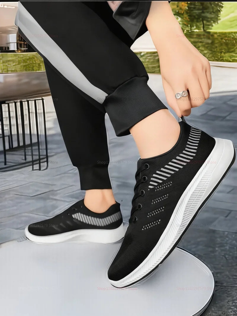 Men Women Vulcanized Casual Running Shoes Lightweight Breathable Tennis Sneakers Fitness Athletic Shoes Unisex Sports Footwear