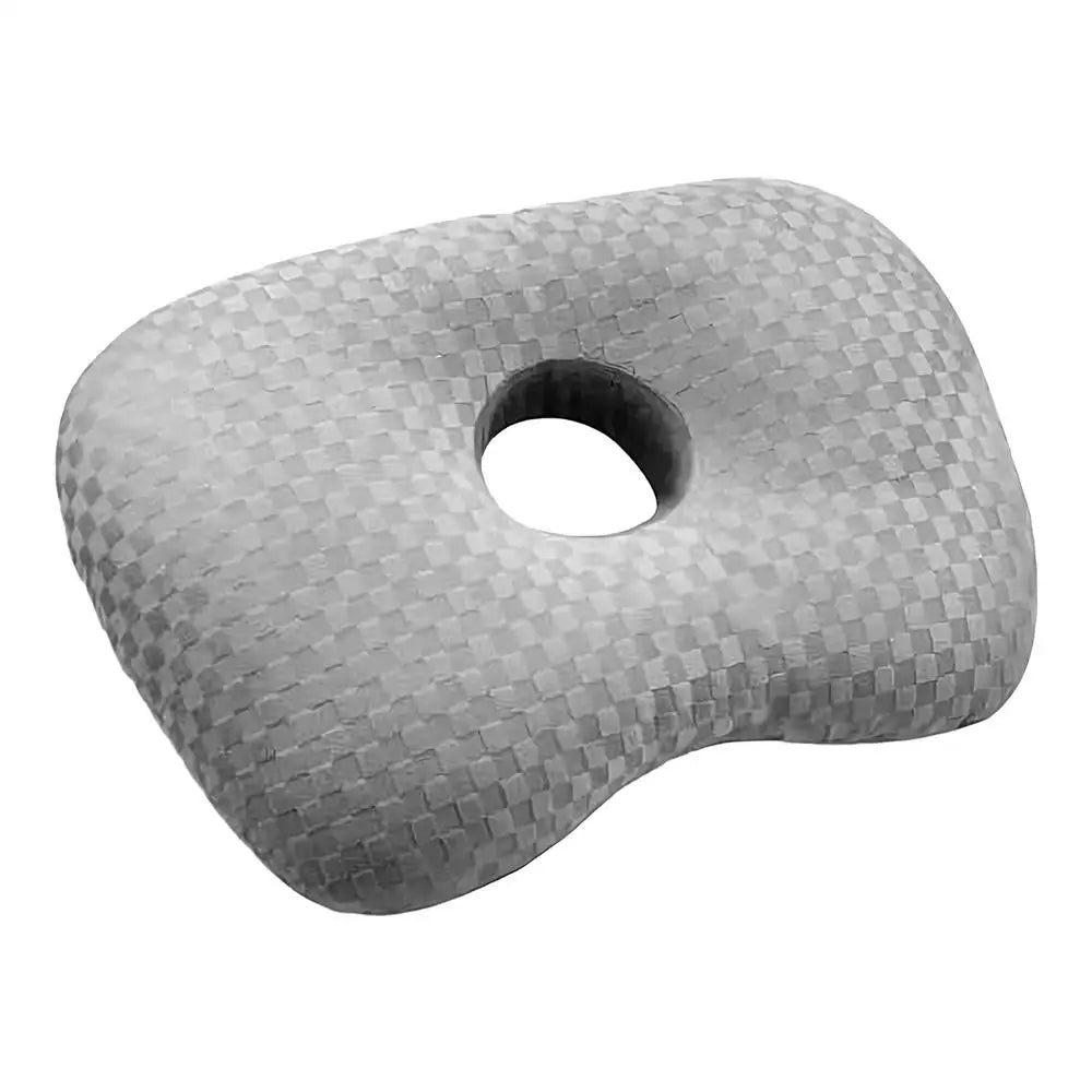 Piercing Pillow Side Sleepers Donut Pillow with Holes Ergonomic Discomfort Reducer Travel Stuffed Cushion for Offices Road Trip