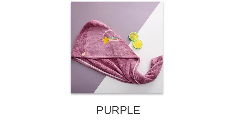 Dry Hair Cap Bath Cap with Water Absorption Fast Dry Hair Towel Being Soft without Falling Hair Super Strong Water Absorption