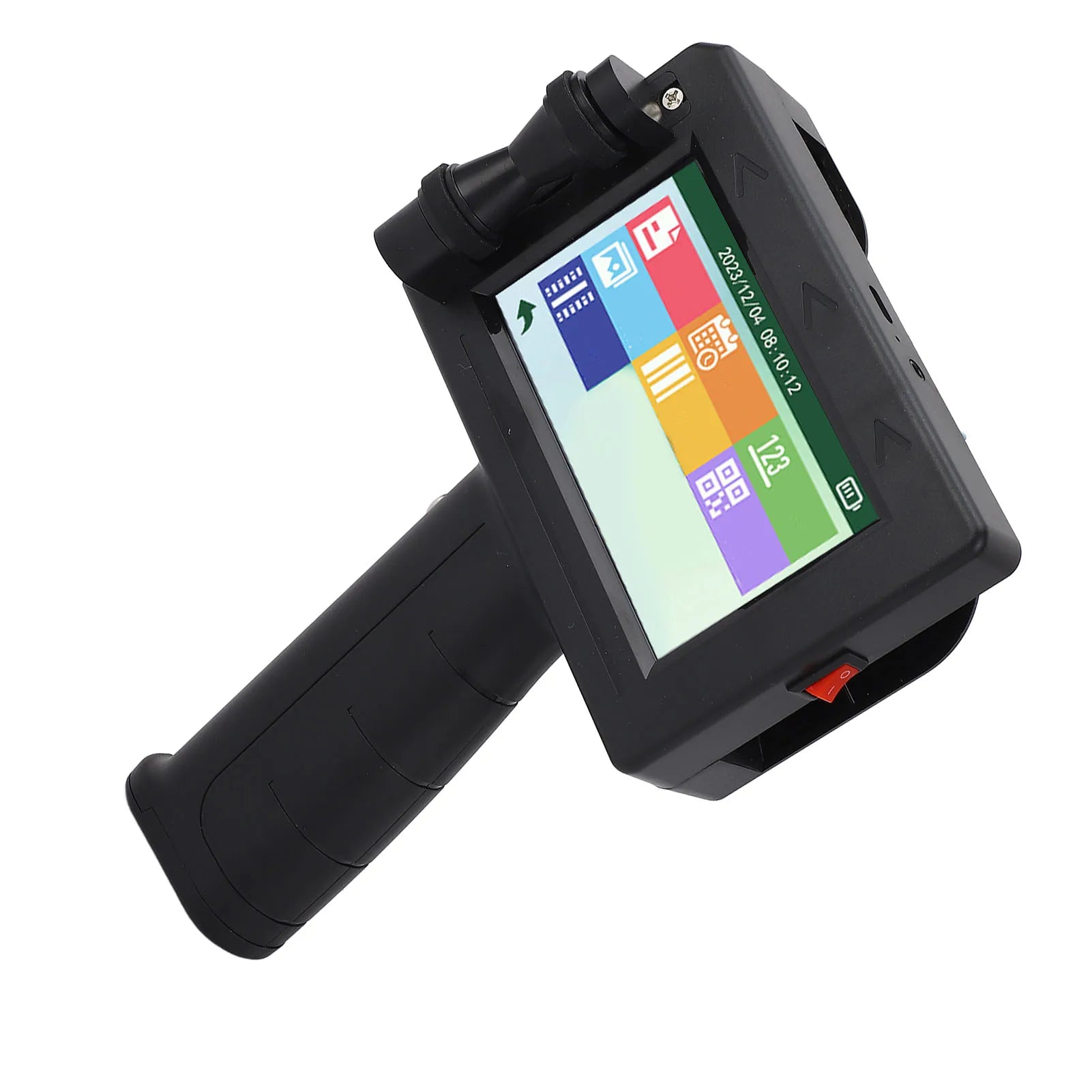 LA50 Portable Inkjet Label Printer 12.7mm Production Date Time Batch Number Handheld Inkjet Printer