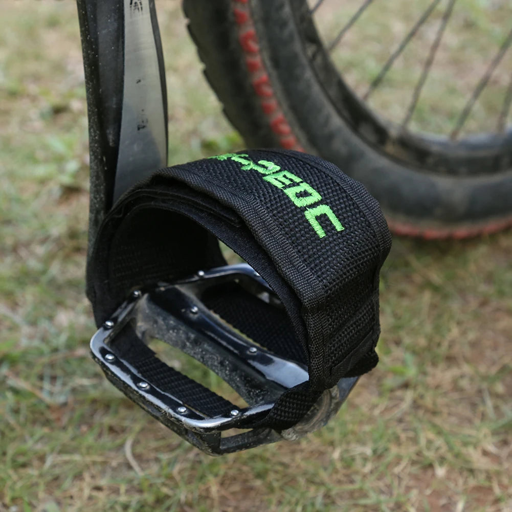 Bicycle Fixed Gear Pedal Strap Belt Anti-slip Toe Clip Bike Pedal Straps Toe Clip Strap Belt Adhesivel Cycling