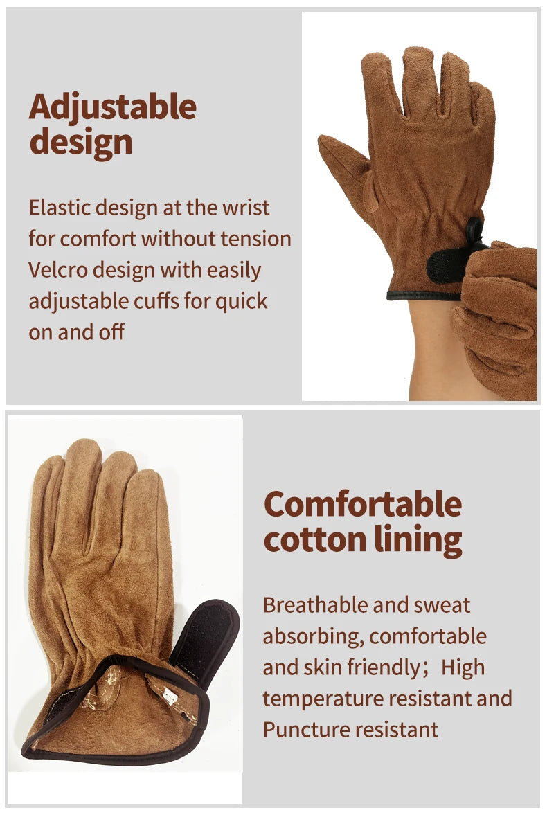 Work Gloves for Men, Work Gloves Men Heavy Duty ,Firm Grip Work Gloves,Puncture Resistant,guantes de trabajo para hombre