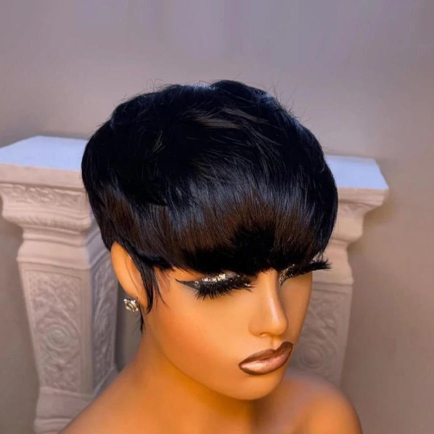 Pixie Cut Human Hair Wig