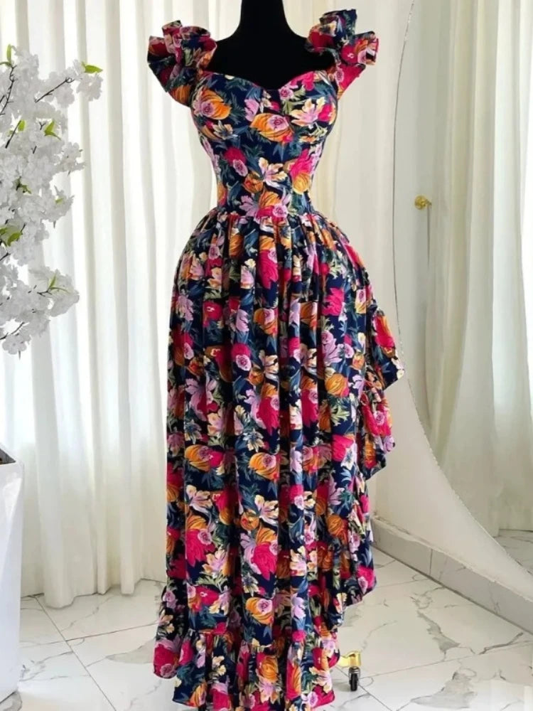 Africa Clothing Sleeveless Dress Sexy V-Neck Slim Dress Office Lady Party African Dresses For Women Summer Spring