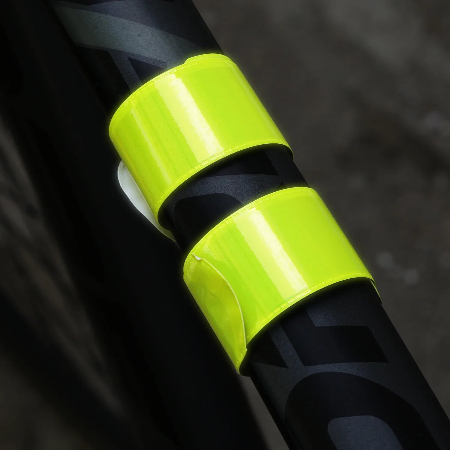 10pcs Bicycle Reflective Strap Safety Leg Pants Ring Shape Reflective Glow Tape Night Sports Jogging Cycling Reflective Arm Band
