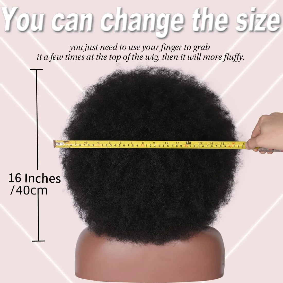 Short Fluffy Afro Wig