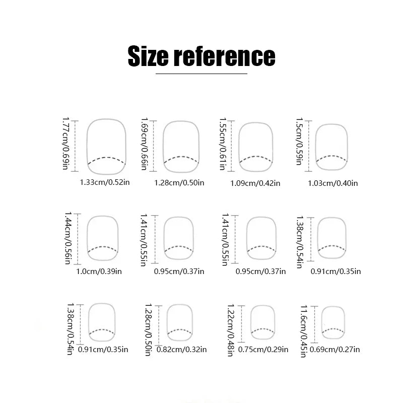 24 Square Short Fake Nails French Nail Art Pieces White Fine Square Nails Wearable Nails Transparent Pink Classic Nails