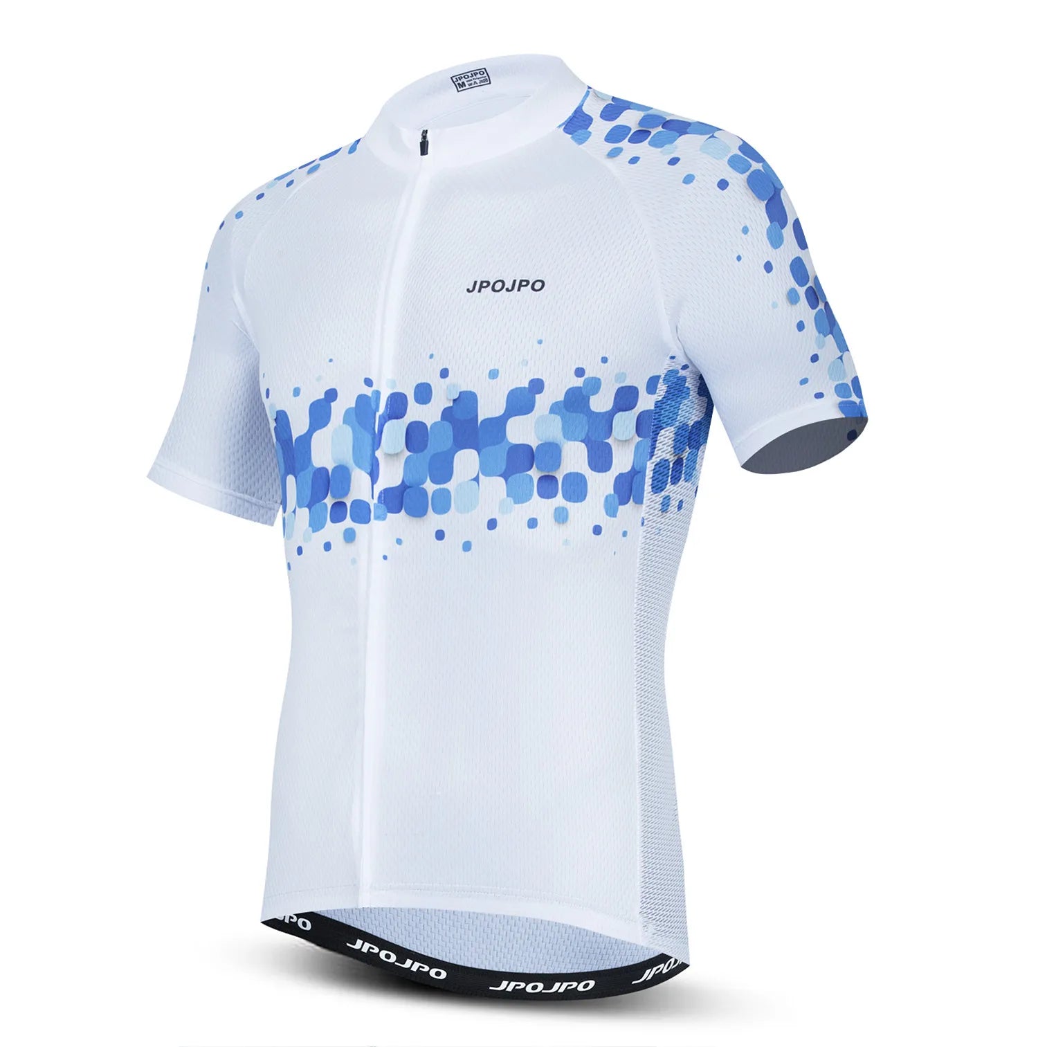 Maillot de Ciclismo para Hombre, Bicicleta de Montaña, Carretera, MTB, Camiseta de Verano, Ropa de Ciclismo de Carreras, Uniforme, Chaquetas, Blanco y Rojo
