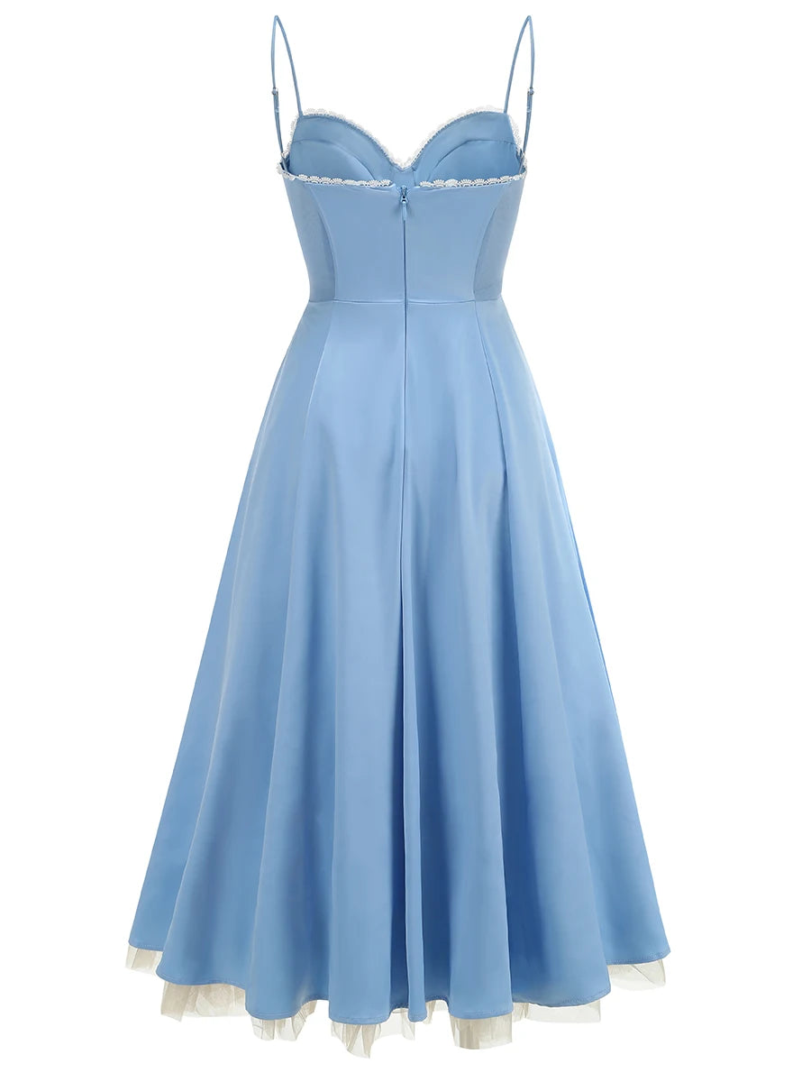 Fashion Prom Gown Elegant Luxury Evening Dress Autumn Retro Print Holiday Outfits Womens Wedding Guest Dress Woman Clothes