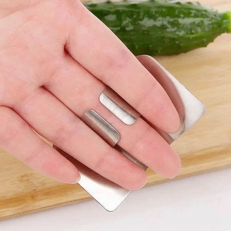 2/4 kitchen multifunctional vegetable cutting and anti cutting stainless steel finger protectors