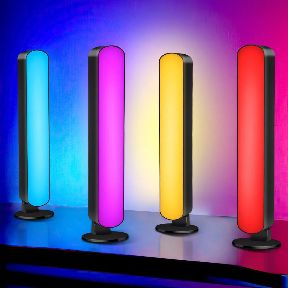 Smart LED Symphony Sound Control Pickup Light RGB Music Rhythm Ambient Lamp With App Control For TV Compute Gaming Desktop Decor