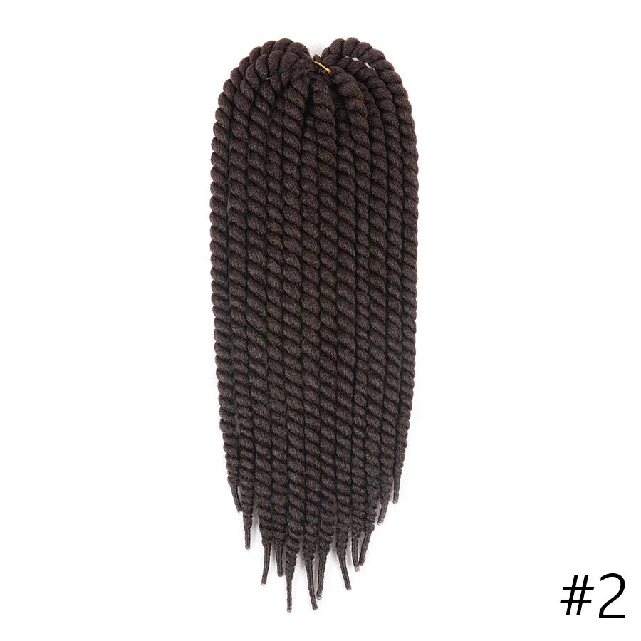 Senegalese Twist Hair Jumbo Twist Braids Crochet Briads 22 inch 120g Ombre Synthetic Crochet Hair Braiding Hair For Black Women