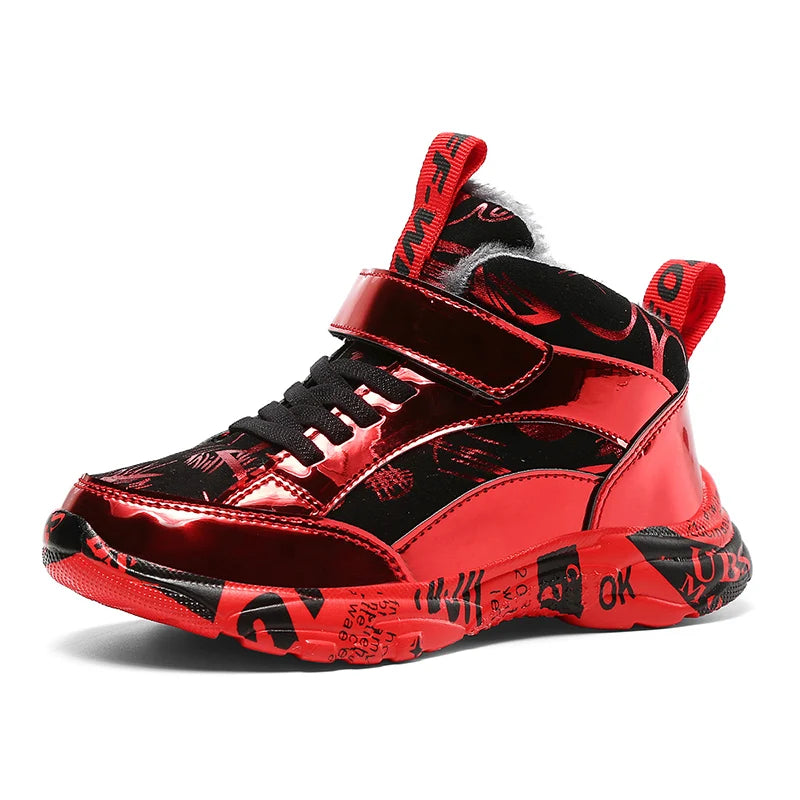 Golden Kids’ Sneakers – Sporty Style, Everyday Comfort