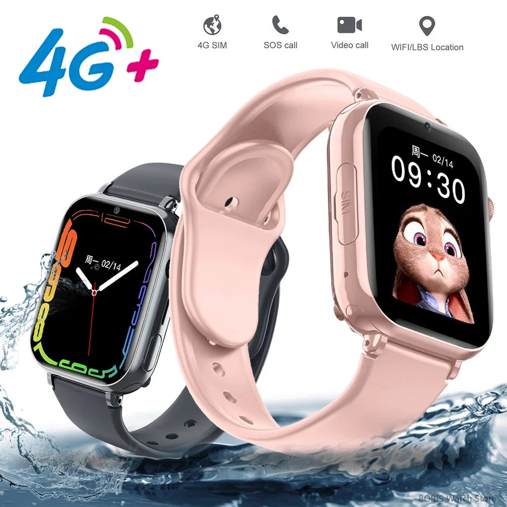New Kid Digital Watches Call Kids Smart Watch Children GPS SOS Waterproof Smartwatch SIM Card Location Tracker Gift For Boy Girl