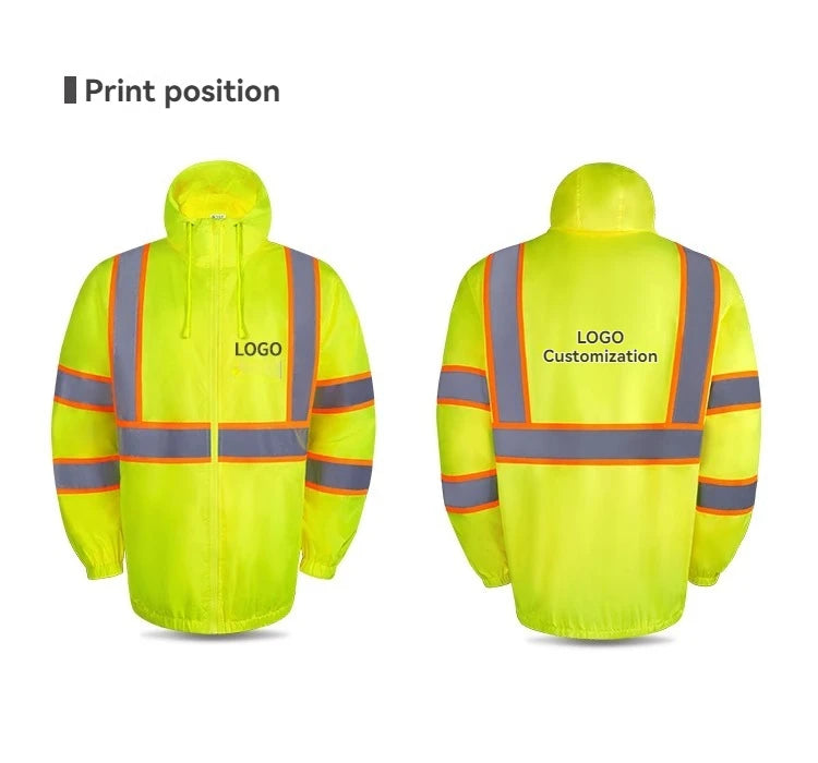 New Men's Black Jacket Workwear Jacket Construction Working Clothes