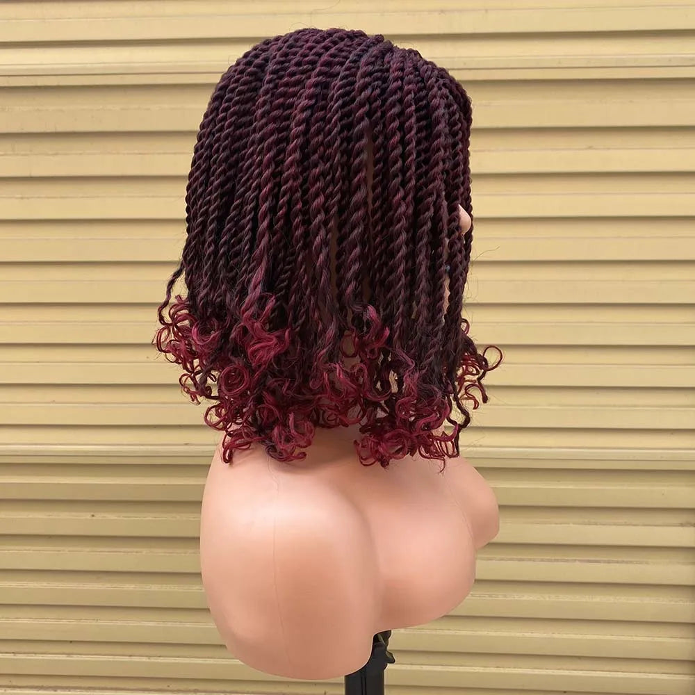 Ombre Braided Bob Wig