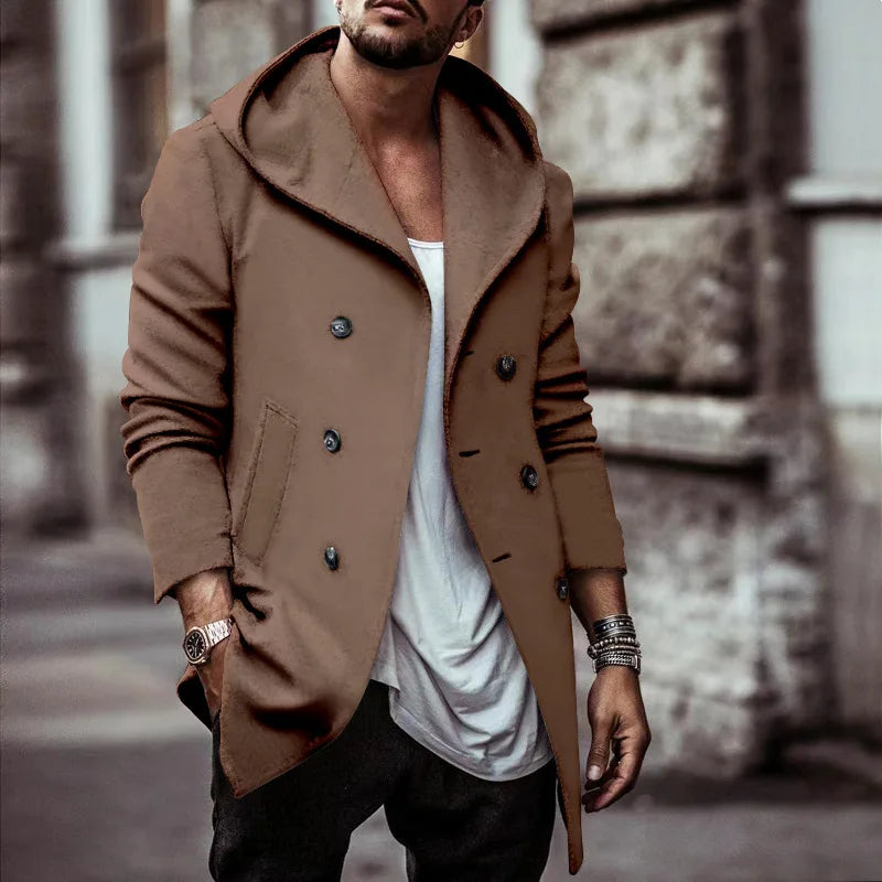 Men Fashion Jacket Male Spring Autumn Windbreaker Bomber Jacket Coats  Hooded Sweatshirt Outwear Jackets Mens Casual Tops
