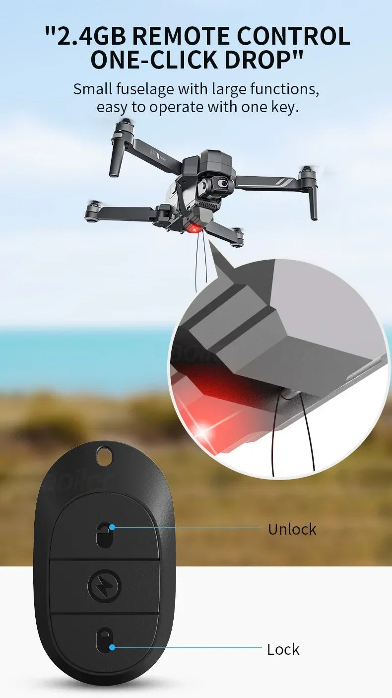 NUEVO sistema de lanzamiento de drones para DJI Mini 4K/Mini 4 Pro/Air 3/Mini 3 Pro/Mavic 3/Mavic Pro Lanzador aéreo para pesca, rescate y envío de regalos