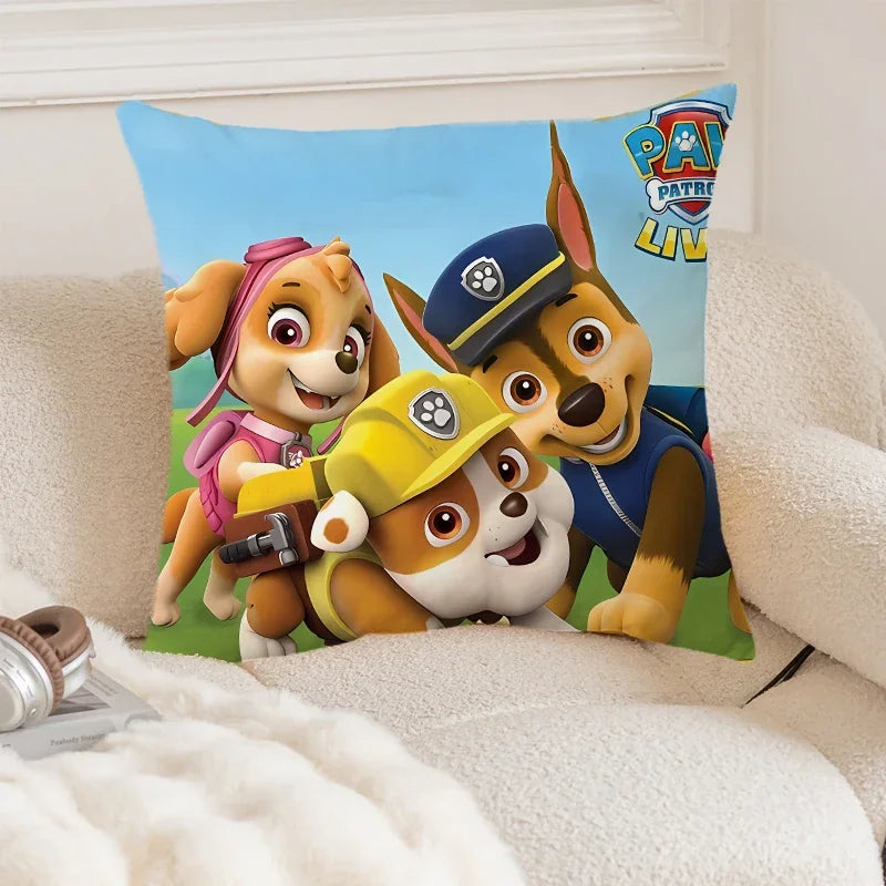 Paw Patrols Pillowcases Cartoon Anime Kawaii Pillow Covers Cute Pillow Cases Kids Bedroom Room Home Decoration Birthday Gift