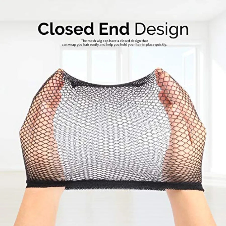 6PCS Wig Cap, 6PCS Mesh Wig Cap Net, Closed End Hair Mesh Net, Liner Weaving Caps for Women, Men,,Wig Caps for Halloween, Cospl