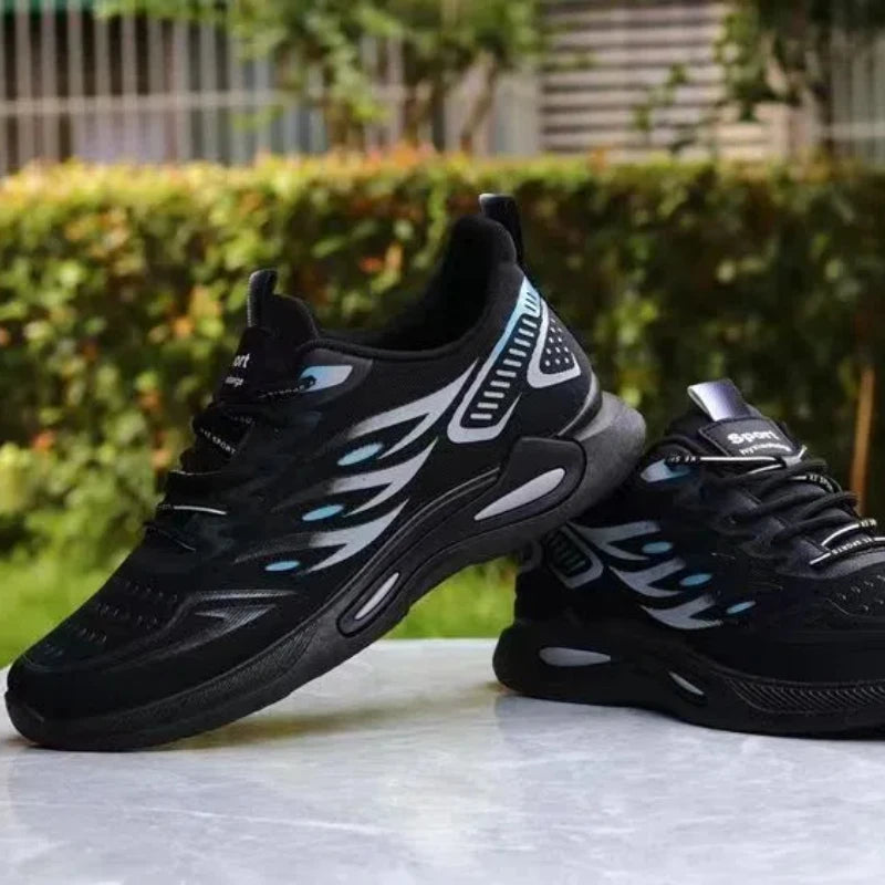 Men's Shoes New Fashion and Trendy Mesh Sports and Casual Shoes Student Soft Sole Comfortable Fashion Men's Running Shoes