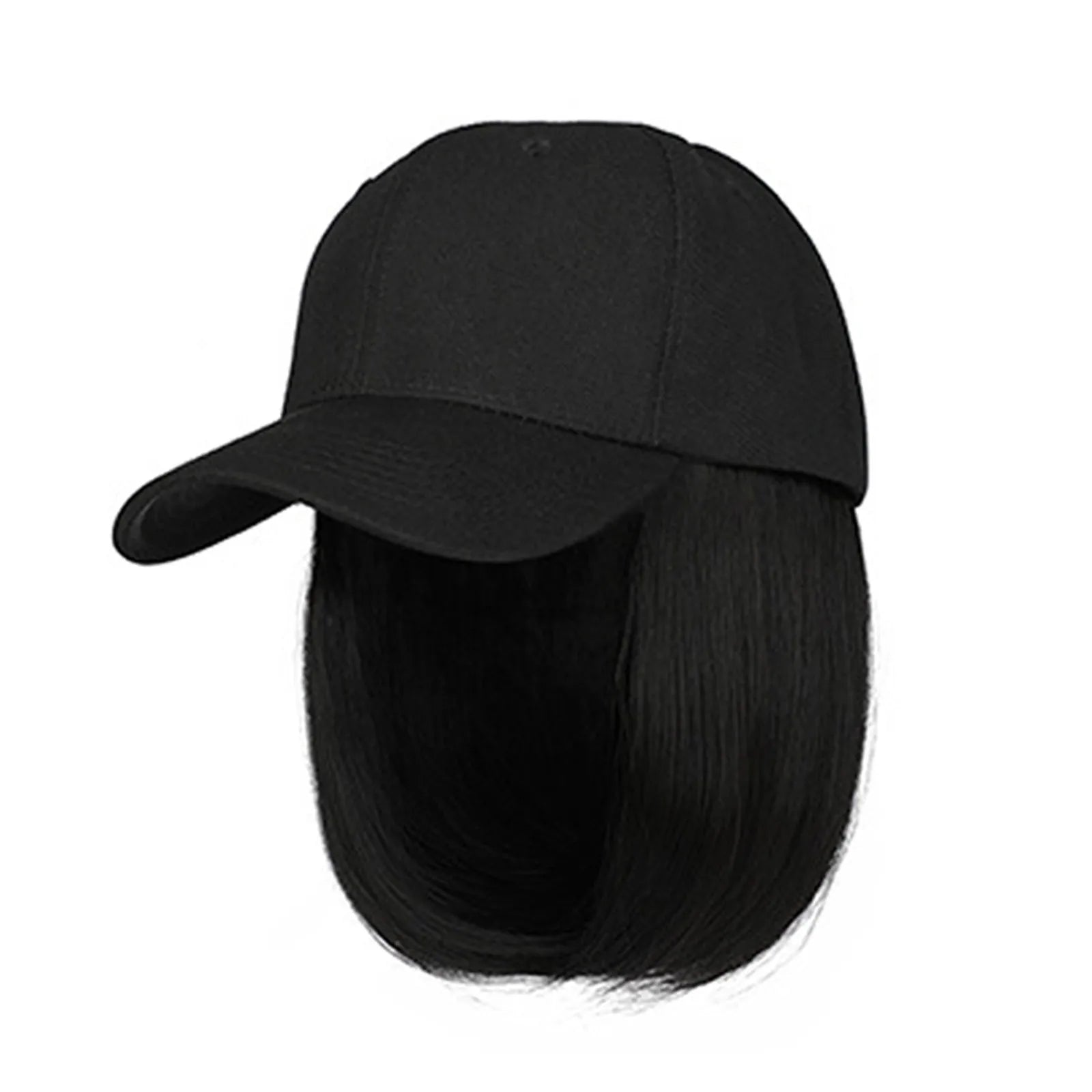 Synthetic Baseball Cap Wig