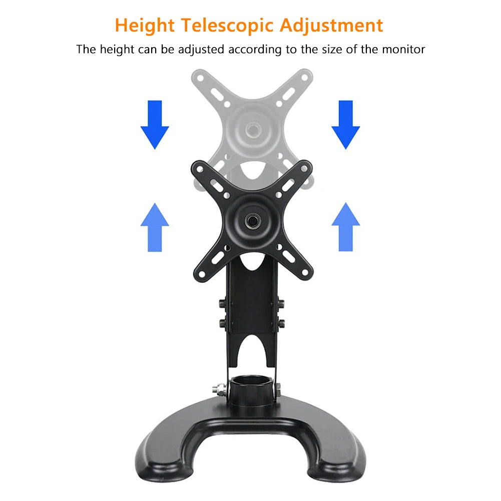 Monitor Display Base Adjustable Folding Desktop Stand Waterproof Multi-function Monitor Base for Echo Show 15