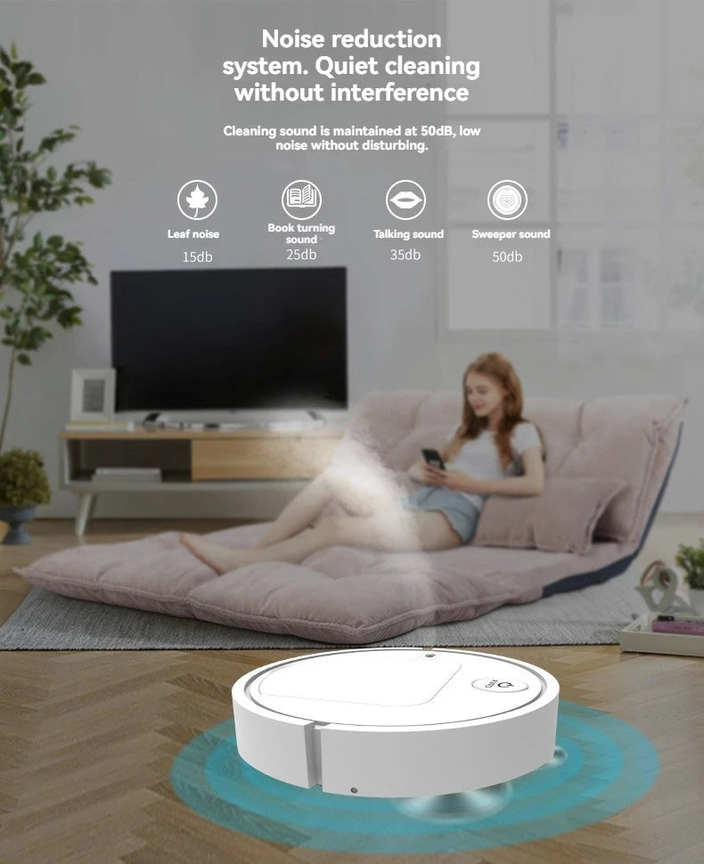 Mopa de succión con pulverizador, humidificación, robot de barrido, desinfección y esterilización, repelente automático de mosquitos móvil