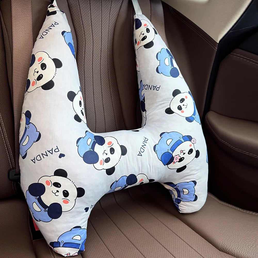 Almohada ergonómica para dormir en el coche para niños pequeños, con certificación de seguridad, soporte universal para el cuello para viajar