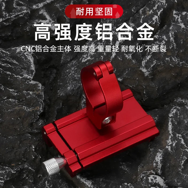 Bicycle Scooter Motorcycle  Phone Holder Aluminum Alloy Anti-slip Bracket GPS Clip Universal Bicycle Phone Stand