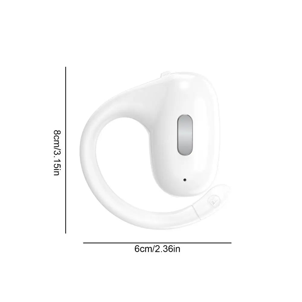 Open Ear Wireless Earbuds 5.4 Bone Conduction Over-ear Wireless Earbuds Earbuds For Noise Reduction Super Long Battery Life