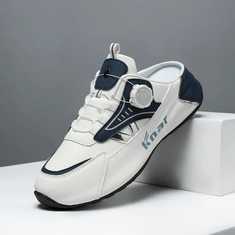 Men Shoes Summer Fashion Soft-soled Half Slippers Casual Versatile Trendy Men Shoes Trend Outdoor Baotou Shoes Zapatos De Hombre
