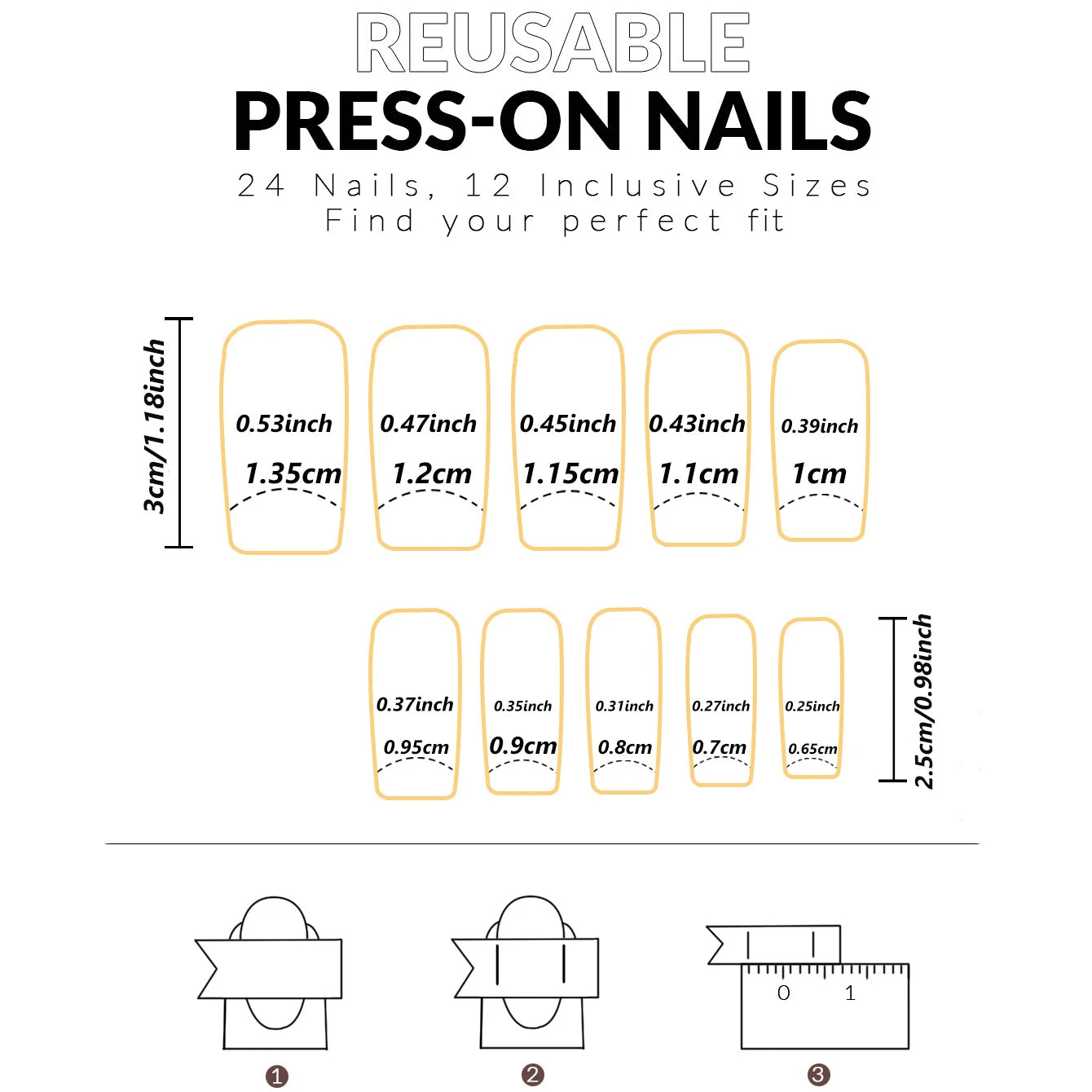 24PCS tube shaped fake nails, pink three-dimensional bow decoration, love pattern, rhinestone embellishing, suitable for fashion