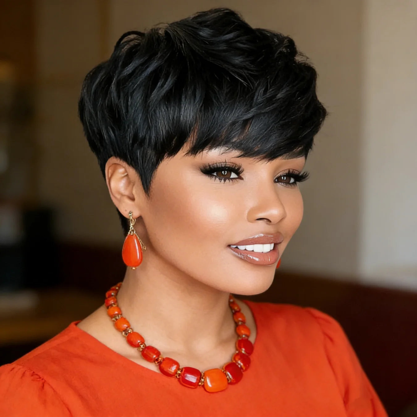 Afro Kinky Pixie Wig