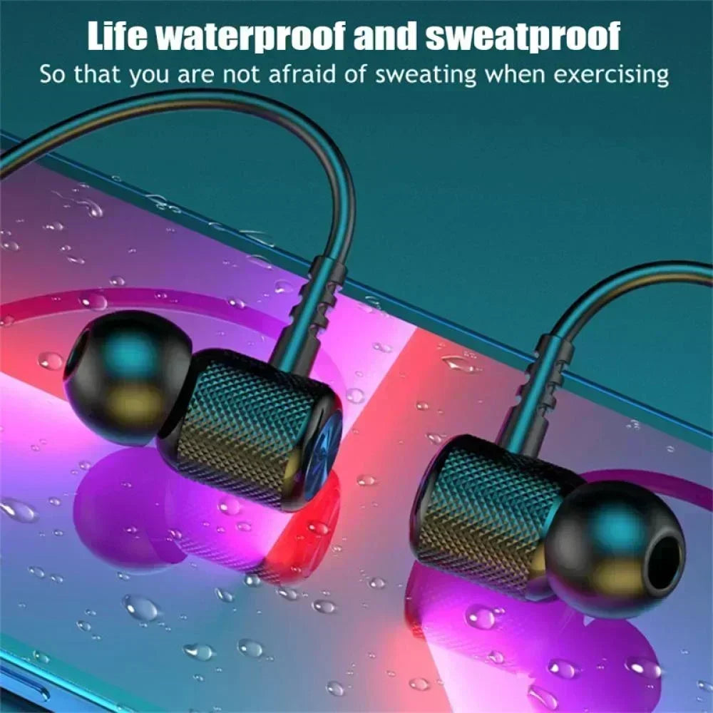 K58 Wireless Headphones Bluetooth Neckband Magnetic Earphones Sport Running Earbuds Waterproof Bluetooth 5.3 Headset With Mic