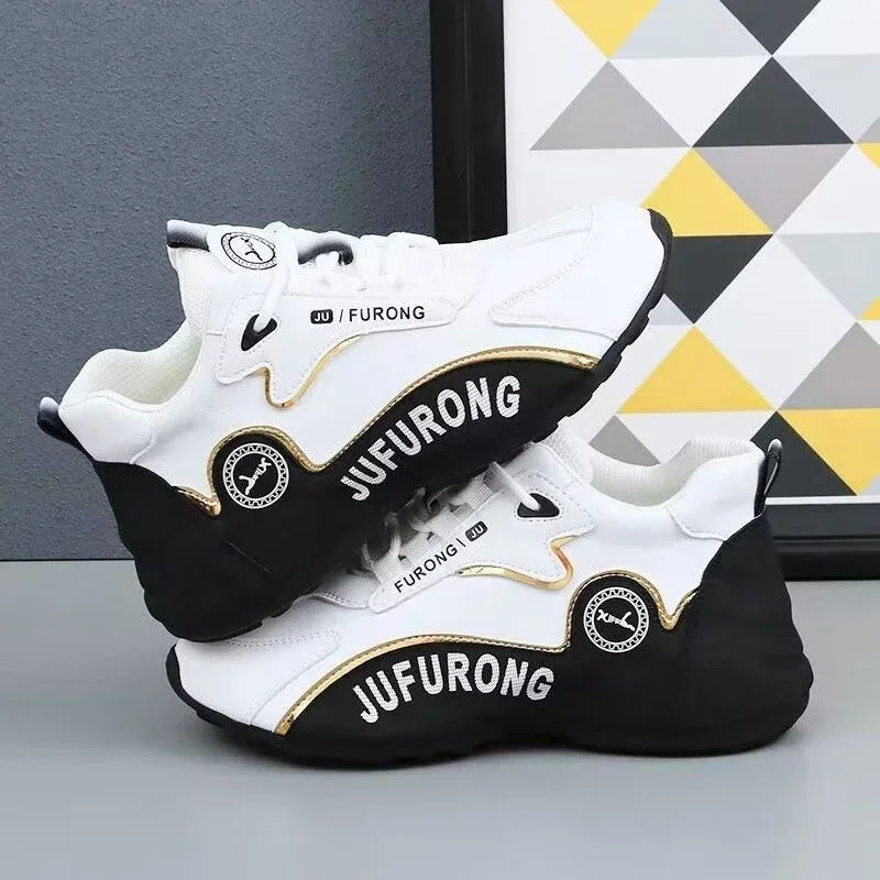 Man Luxury Sneakers Sports Shoe Women Casual Sneakers Chunky Sneakers Couples New Designer Soft-soled Leather Running Shoes