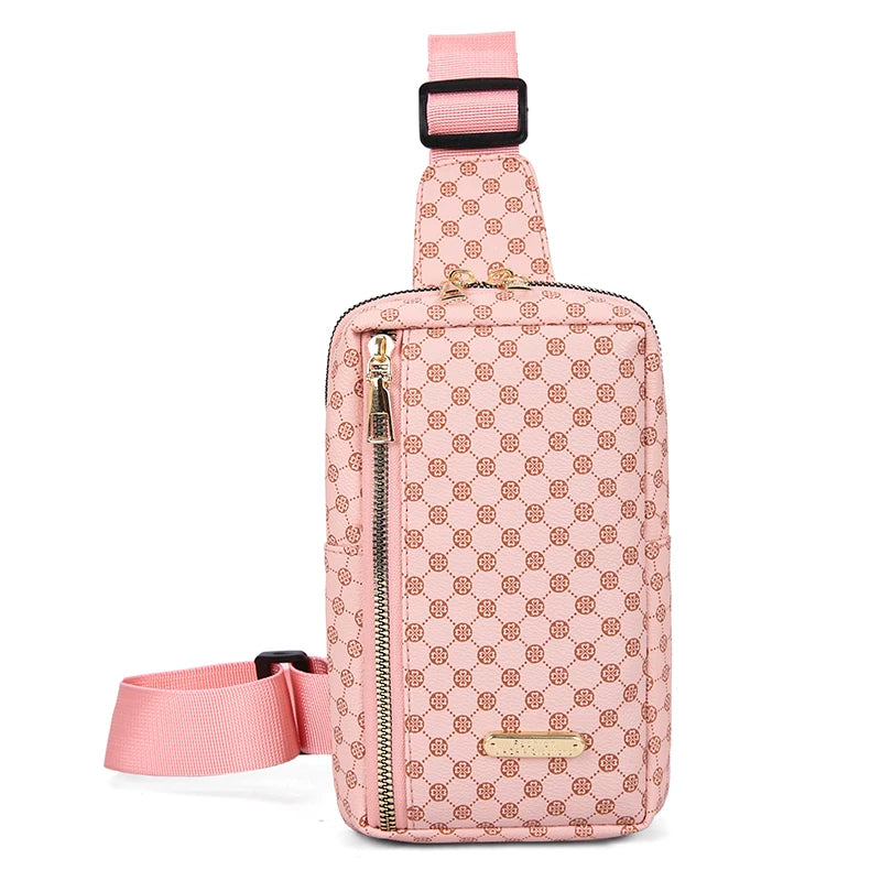 Bolsos de PU y monederos Simplicidad Moda Bolso de pecho para mujer Bolsos bandolera deportivos Bolsos de hombro de alta calidad para mujer