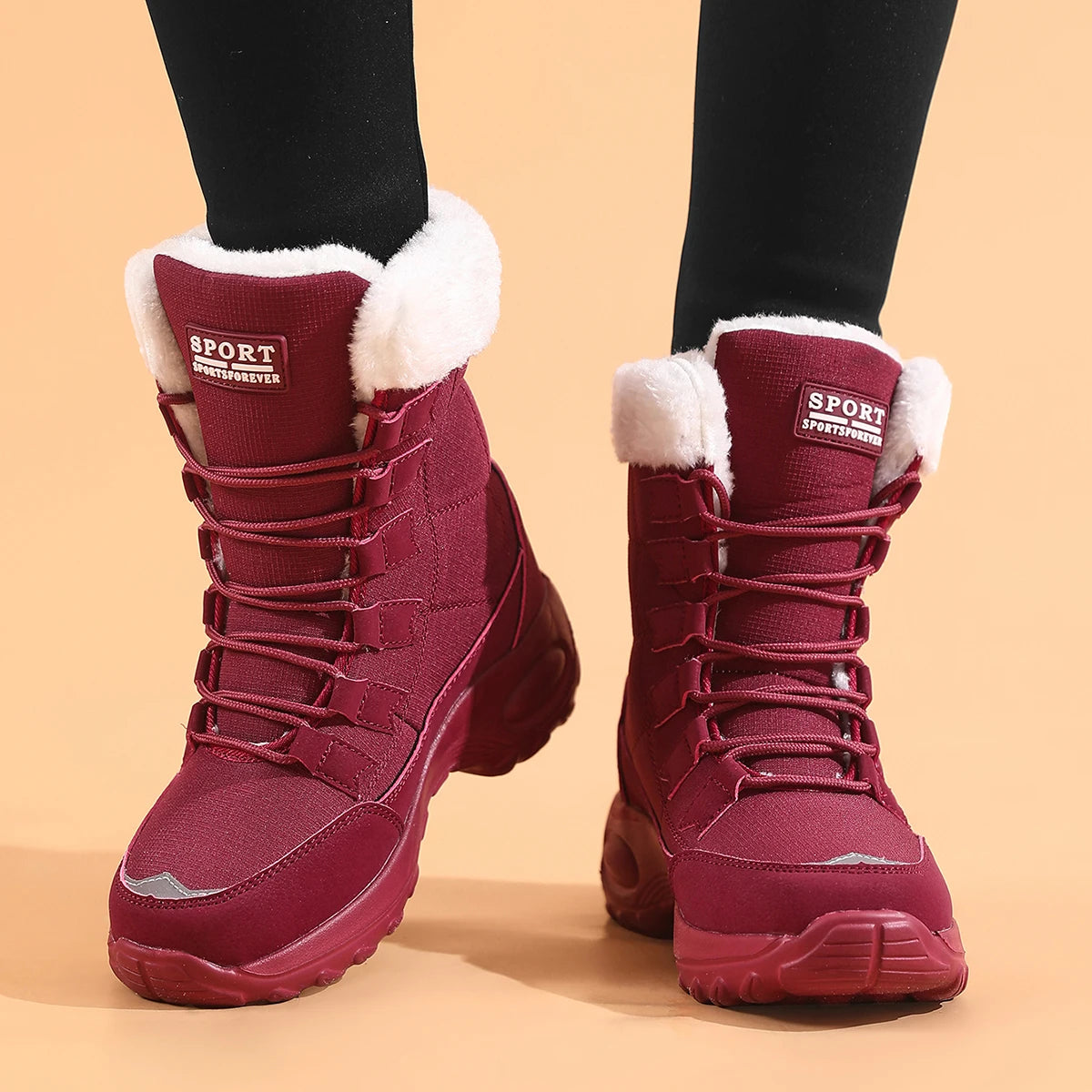 Women’s Warm Waterproof Snow Boots