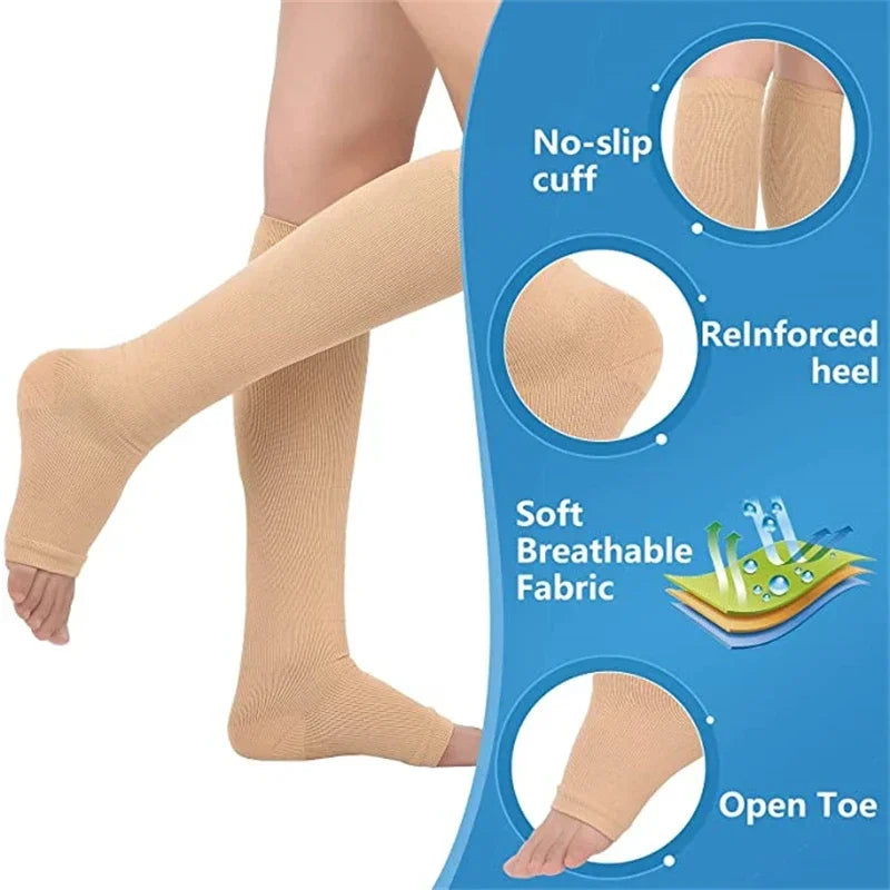 Men Women Compression Socks Prevent Calf Varicose Veins Soreness Pressure Cycling Professional Leg Support Nurse Socks