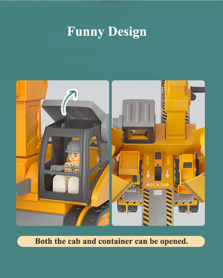 Jouets pour enfants, véhicule d'ingénierie, perceuse électrique, outils, ensembles éducatifs assemblés, outils pour garçons, cadeau de construction d'écrous