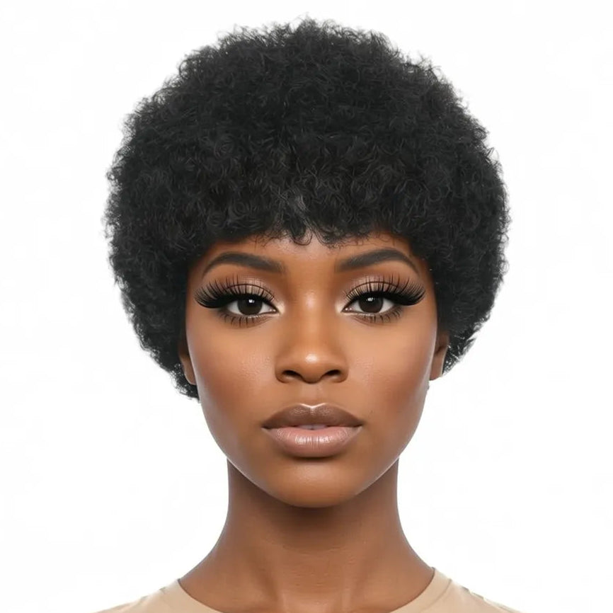 Black Pixie Wig