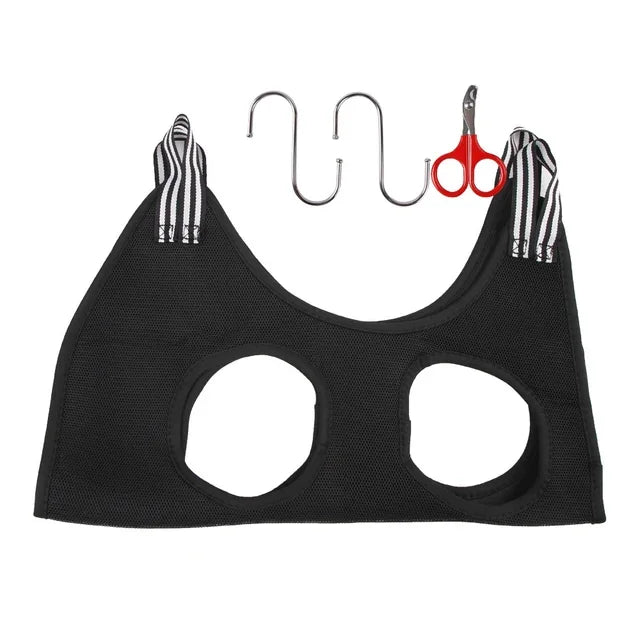 Dog Cat Grooming Hammock Fixed Bath Bag  Nail Cutting Anti Scratch Cat Trimming Restraint Bag Cat Beauty Hanging Pet Supplies