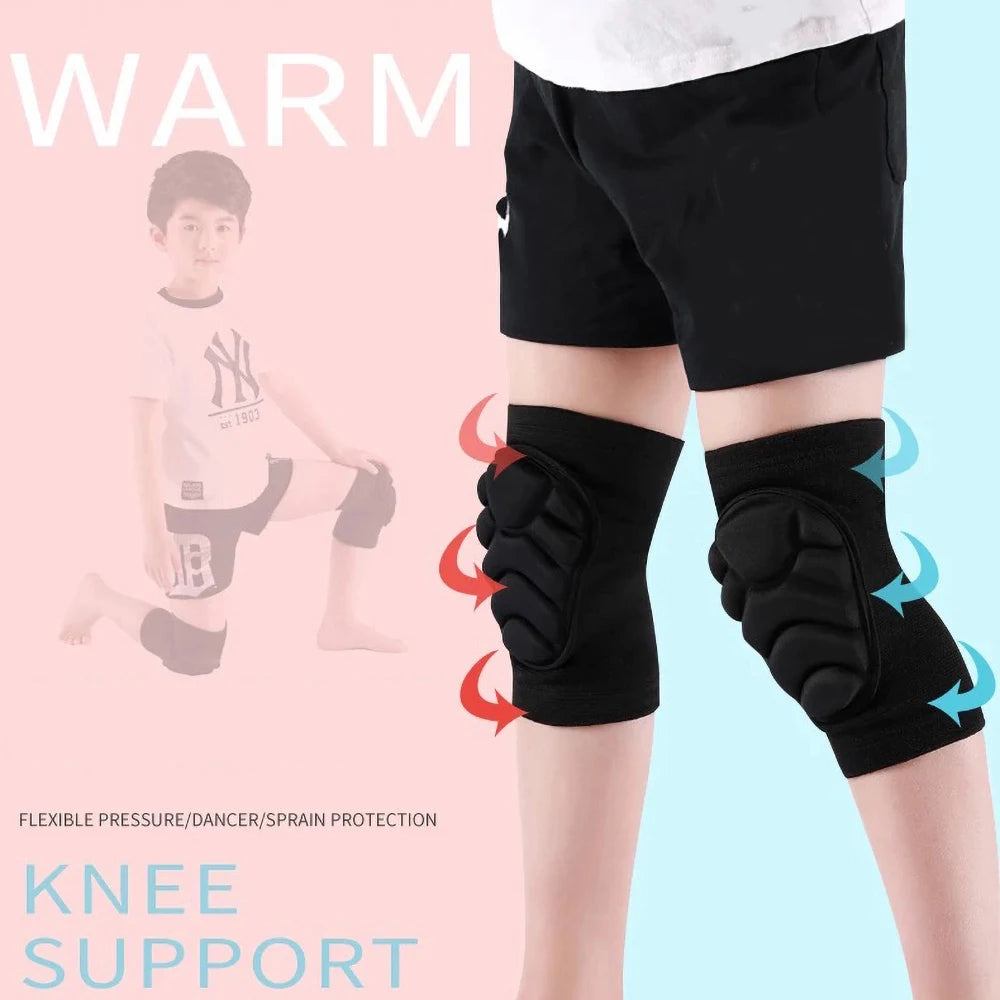 1Pair Kids Knee Pads and Elbow Pads Set Toddler Soft Protective Gear, Sport Protective Kneepad Skate Football Volleyball Cycling